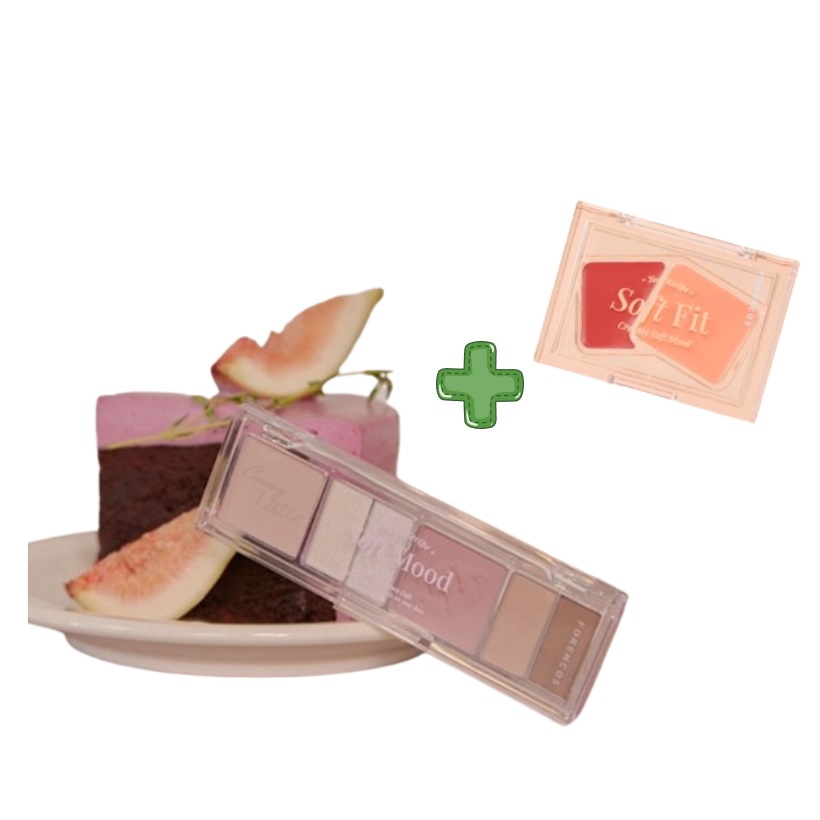 [2024年12月発売/New]ソフトムードアイパレット+ソフトフィッティングクリームチーク