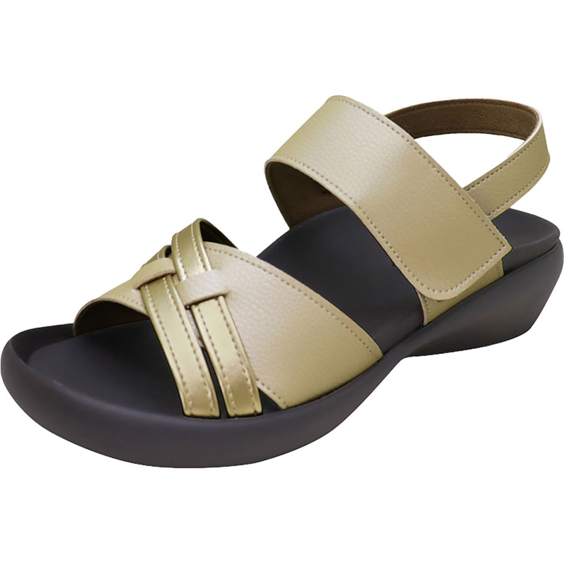 CJFW3516a バイカラーローヒールサンダル カジュアル サンダル cjfw3516a-sgd