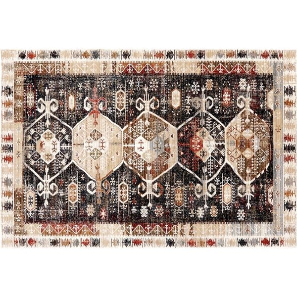 防炎 ラグマット 約200x250cm ブルー ウィルトン ファビオ プレーベル