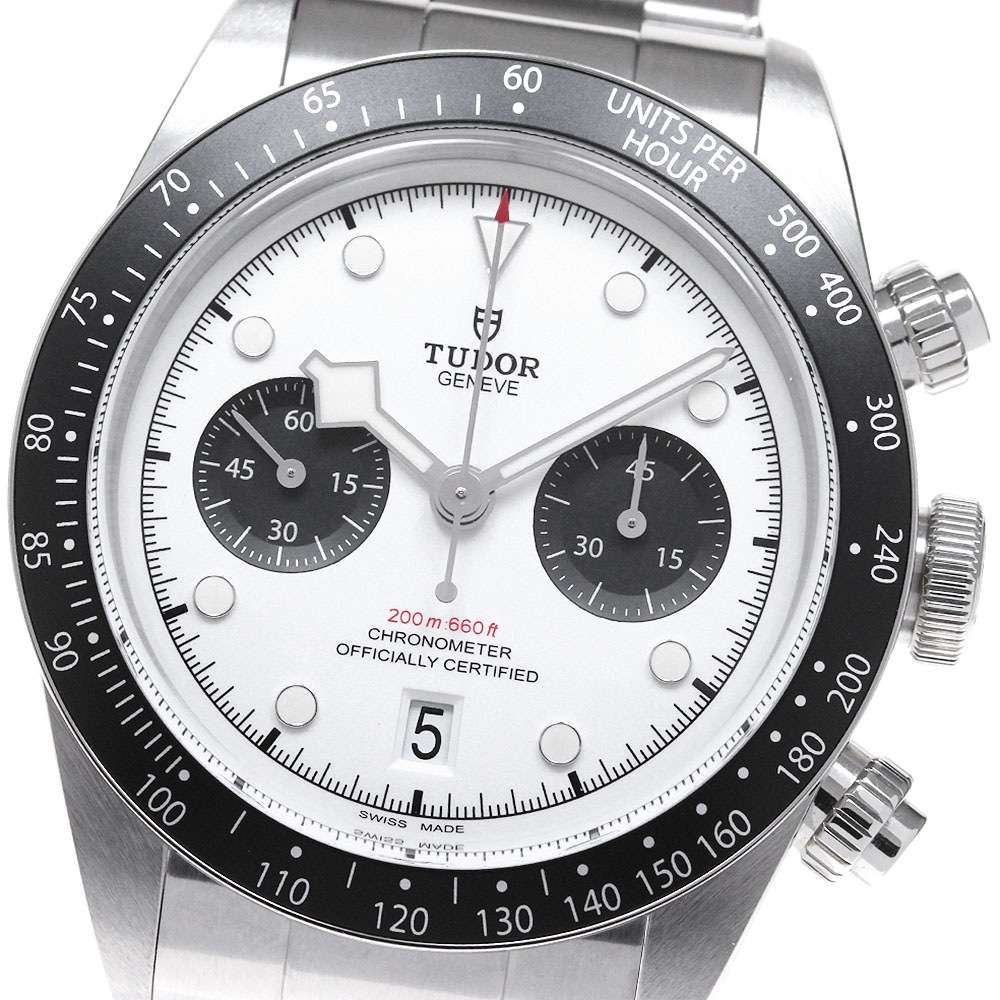 チュードル TUDOR 79360N ブラックベイ クロノ デイト 自動巻き メンズ 美品 箱・保証書付き_830546【中古】