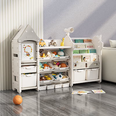 子供用棚 Amazon.co.jp: ZXH おもちゃ・絵本ラック ウッドキッズブック