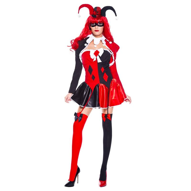 コスプレ 仮装 キュートジョーカー SM 【 コスプレ 衣装 ハロウィン 仮装 レディース 服 コスチューム ピエロ 女性用 ぴえろ 大人用 ピエロ衣装 クラウン 余興 パーティーグッズ 道化師 ピエ
