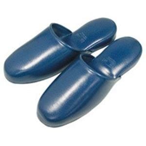 ニホンスリッパ アニリンプラットスリッパ 348554BL M 10足