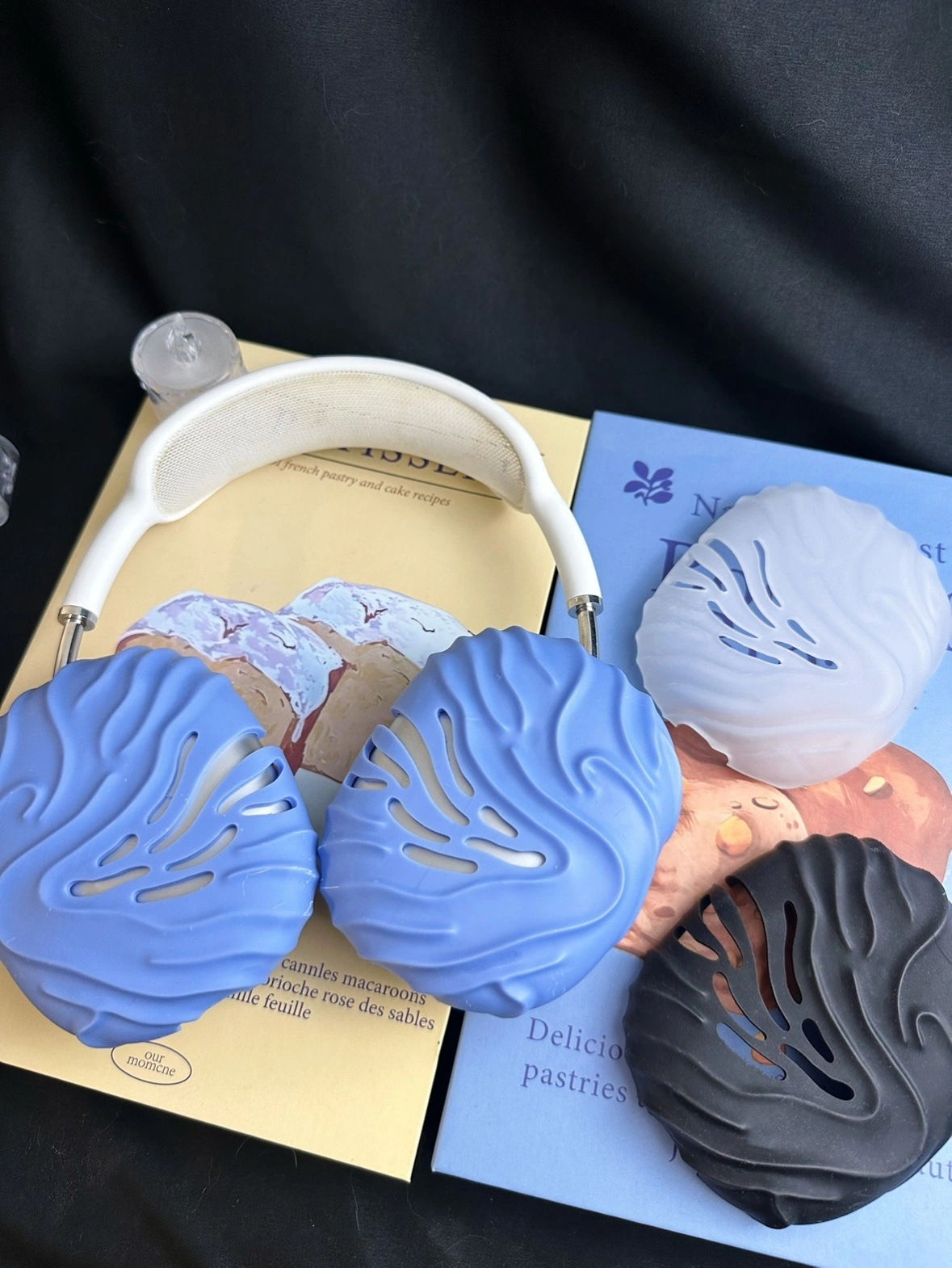 Airpodsmax イヤホンケース保護カバーイヤホンアクセサリー波の撮影シンプルなニッチ保護衝突防止