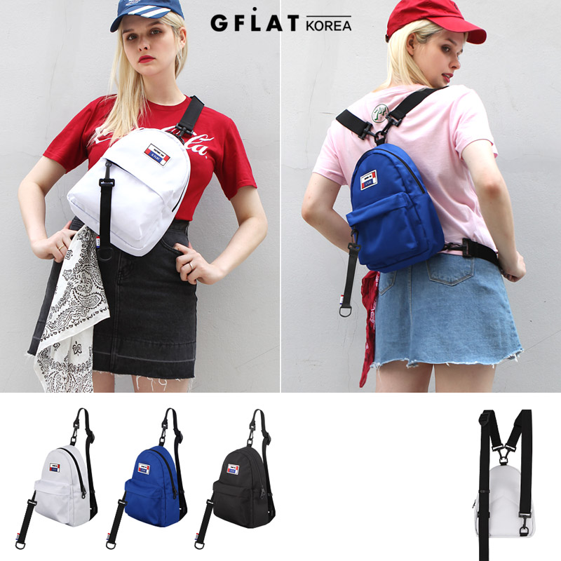 [GFLAT] 2UP Sling Bag(スリングバック) / 韓国ストリートブランド/韓国と日本のベストセラーがバッグ/生活バッグ/キュートなデザイン