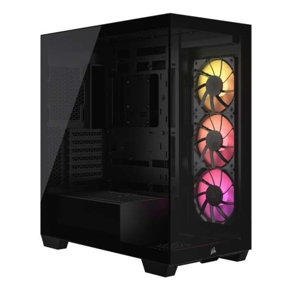 iCUE LINK 3500X RGB Tempered Glass Black ミドルタワー型PCケース CC-9011280-WW
