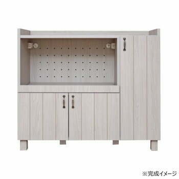 日本製組立家具 キッチンカウンター スライド式レンジ台 CO-CN-9010SR