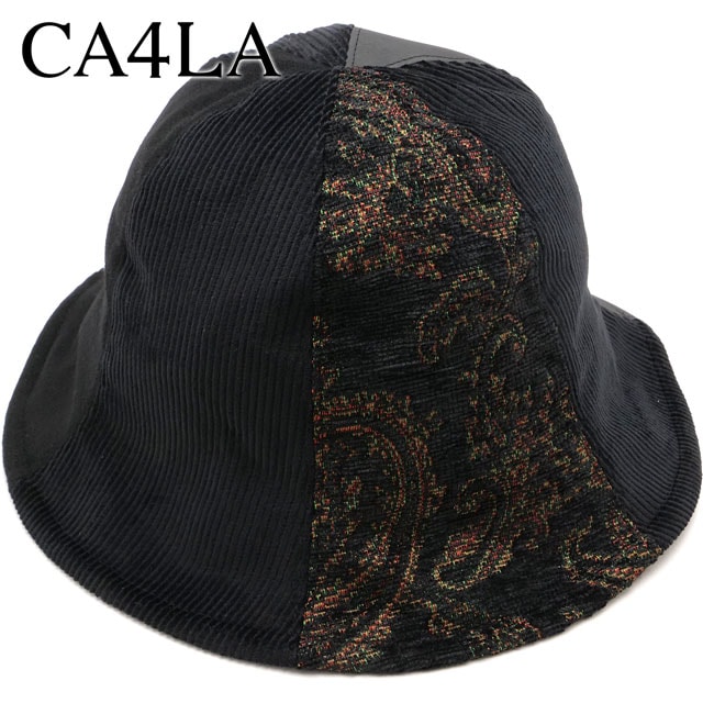 チューリップハット [DOU02064] HK PATCHY TULIP HAT 7 メンズ・レディース 帽子 ハット フリーサイズ パターン切り替え BLACK 正規取扱店