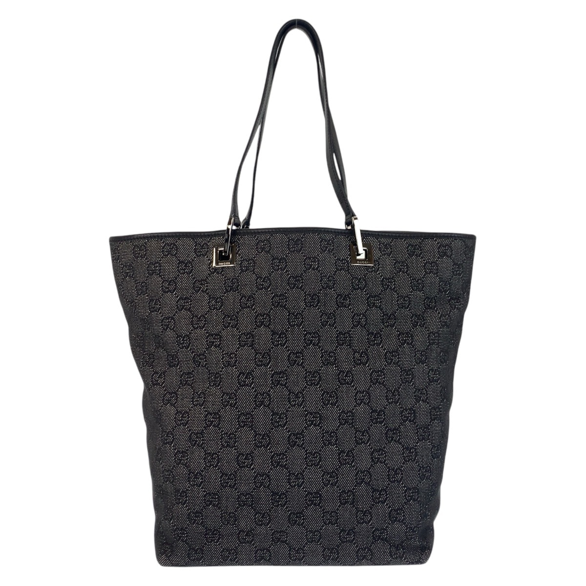 美品 ブラック 黒 GGキャンバス/レザー 31243 トートバッグ ショルダーバッグ レディース 501182