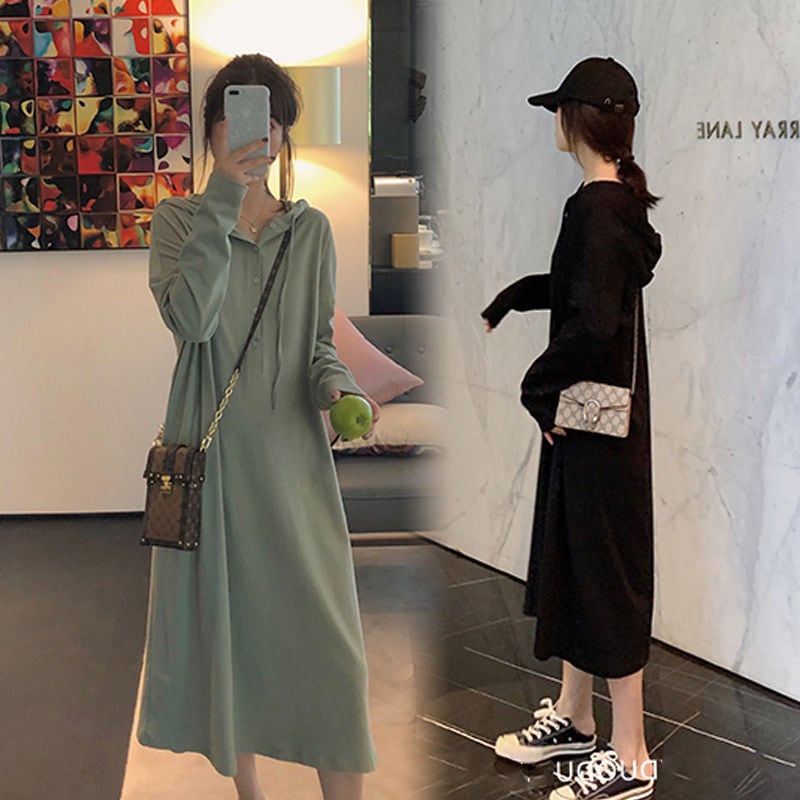 2024 新しいファッショナブルなマタニティ秋のお出かけスーツトレンディなママのパーソナライズされた妖精のスカートの服マタニティドレス