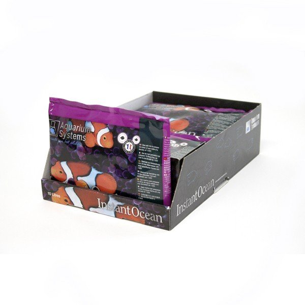 人工海水 インスタントオーシャン プレミアム 10L×12袋入り　マリンソルト アクアリウム用品 カクレクマノミ イソギンチャク スズメダイ 海水魚飼育