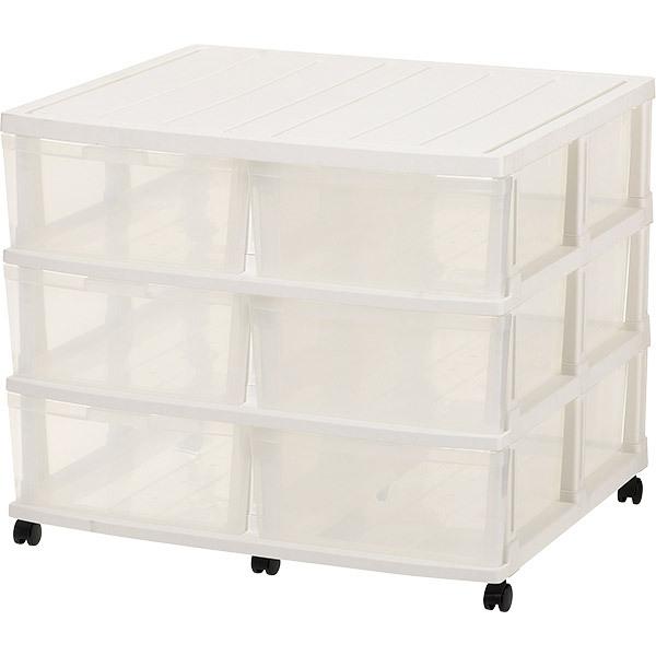 EWエミングストッカー6引出し スモークホワイト