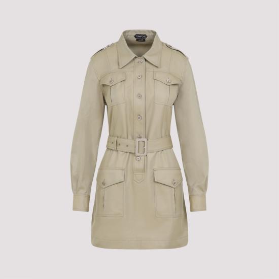 TOMFORD Women Short Skirts AB3431 FAX1215 FG710 PALE SAGE