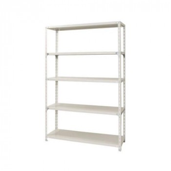 スチールラック NC1500-24-5段 間口1500×奥行450×高さ2400mm ホワイト