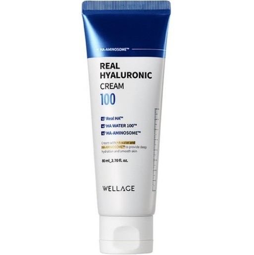 リアル ヒアルロニック 100 クリーム 80ml (鎮静/弾力/保湿/栄養/活力/光彩/しわ防止)