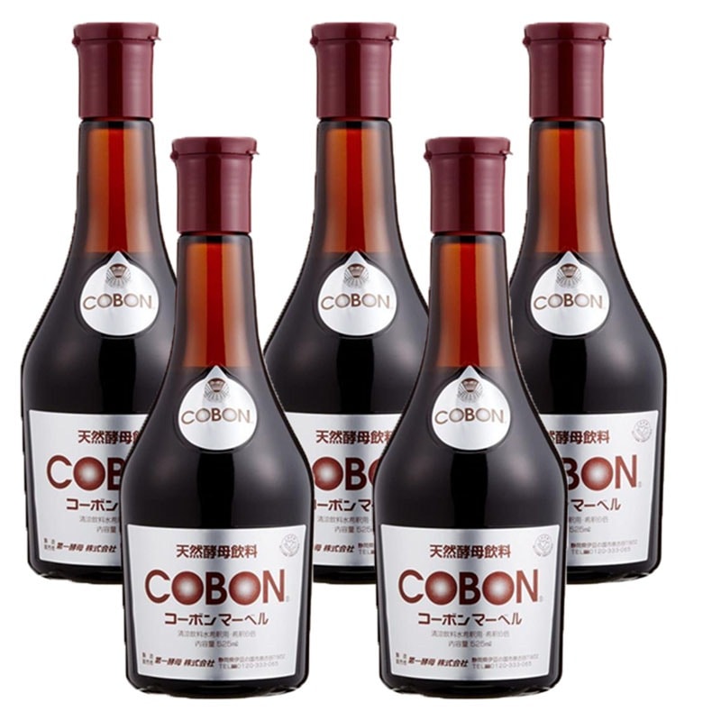 コーボン マーベル 525ml 5本セット 植物エキス発酵飲料 天然酵母 酵母ドリンク 果物 飲み物