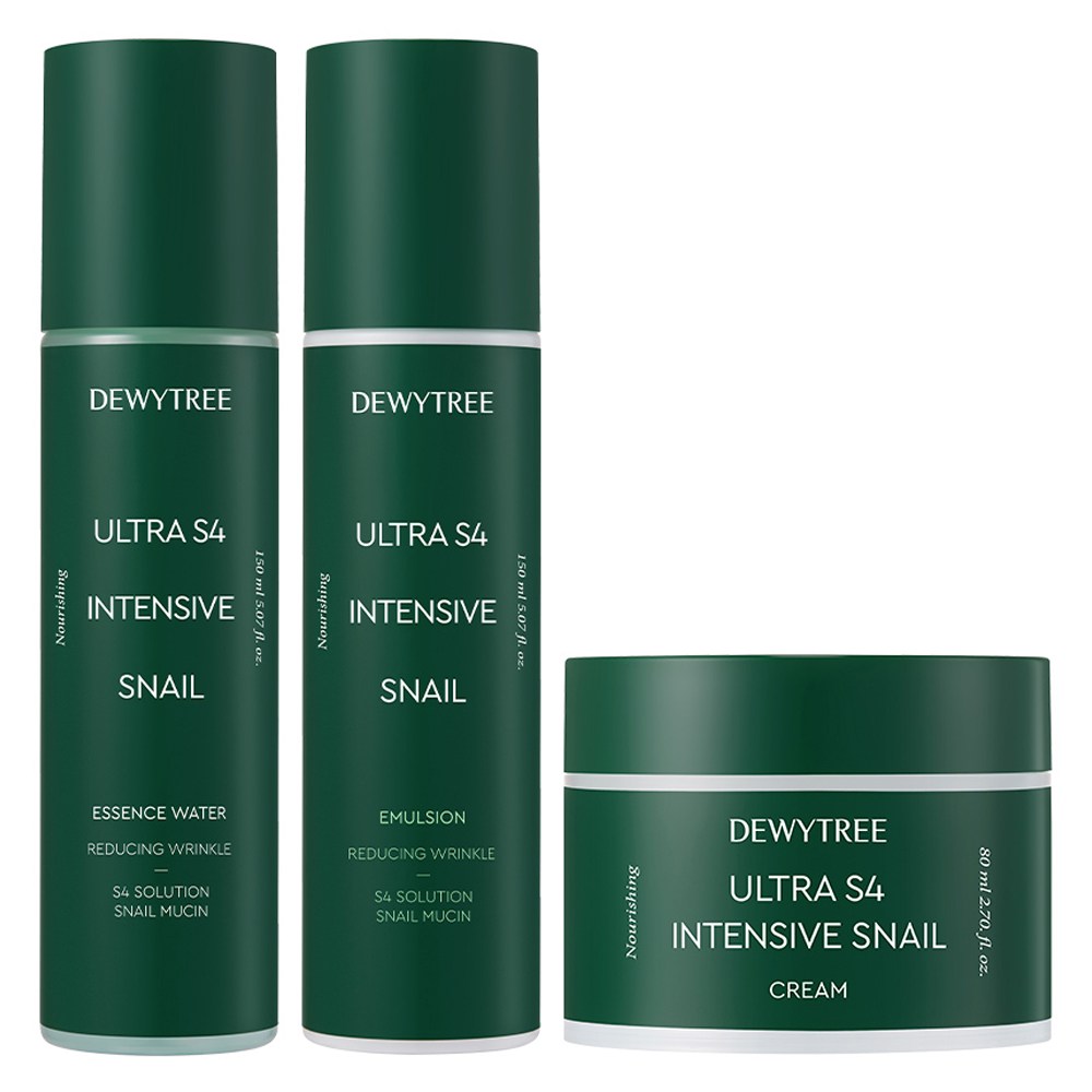 ウルトラ S4 インテンシブ スネール クリーム 80ml + ウォーター 150ml + エマルジョン 150ml, 1セット