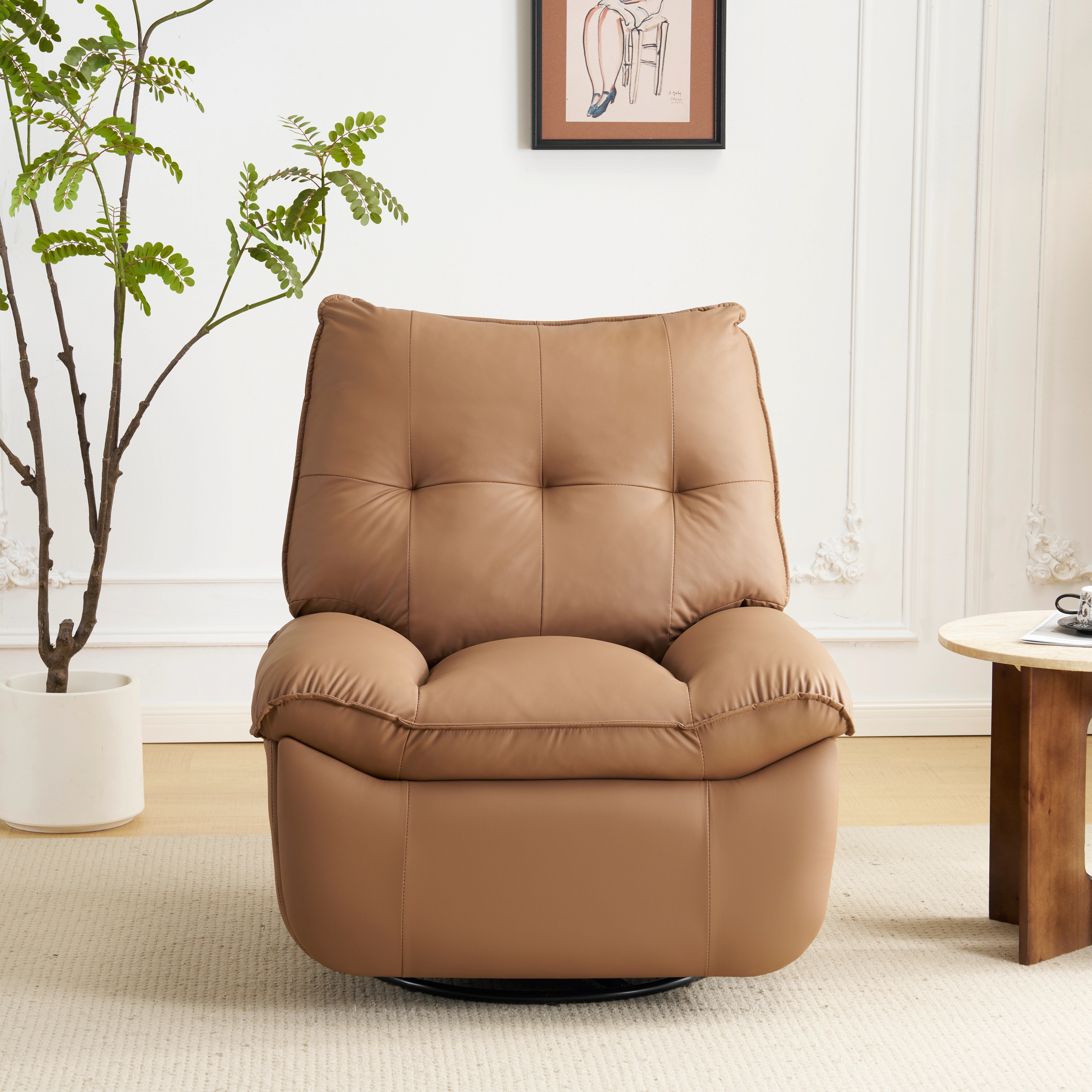 23リクライニングソファー 肘掛けなし USB+Type-C充電口付き 147 調整可能 270 回転 ゆったり 揺ら揺ら 電動リクライニングソファ オットマン一体型 1人掛け 電動ソファ モーシ 21,654円