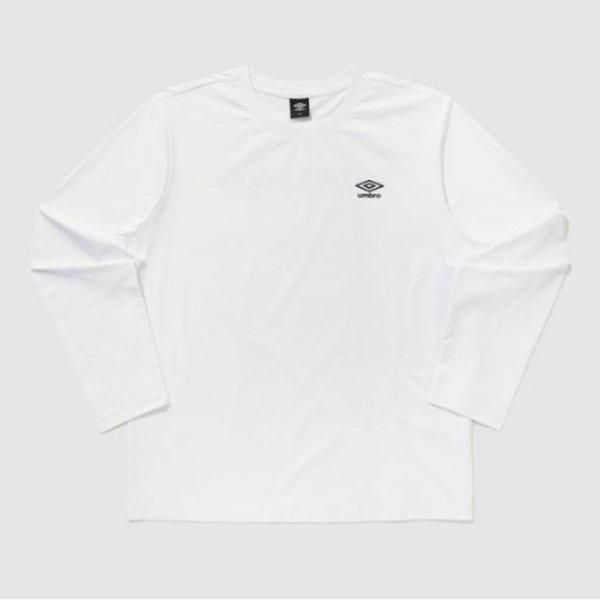 長袖Tシャツ PQA UQ123CRL21-WHT フレッシュ スモールロゴ 長袖Tシャツ / WHITE