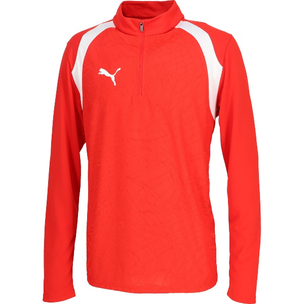 PUMA プーマ TEAMFINAL TR 1／4 ジップトップ サッカー 半袖Tシャツメンズ 660973-01