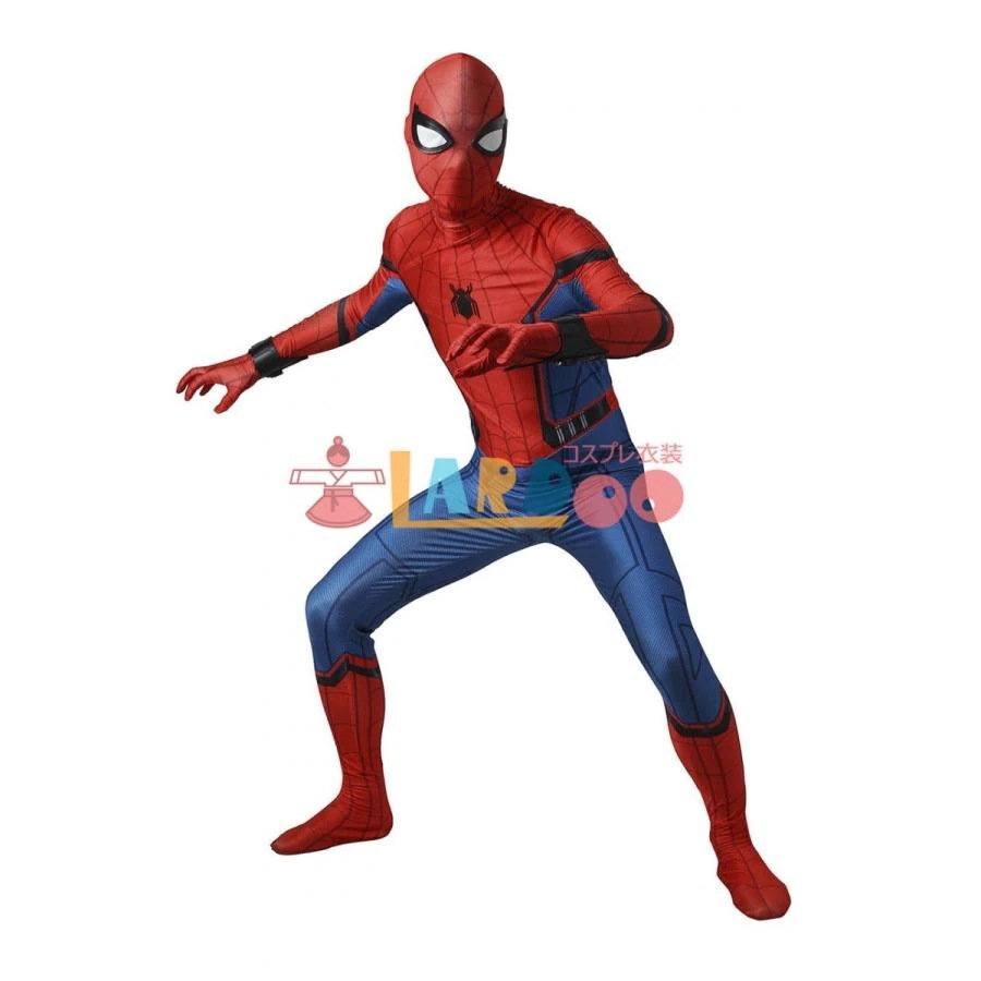スパイダーマン：ホームカミング ピーター・パーカー コスプレ衣装 激安 アニメ コスチューム 仮装 cosplay386