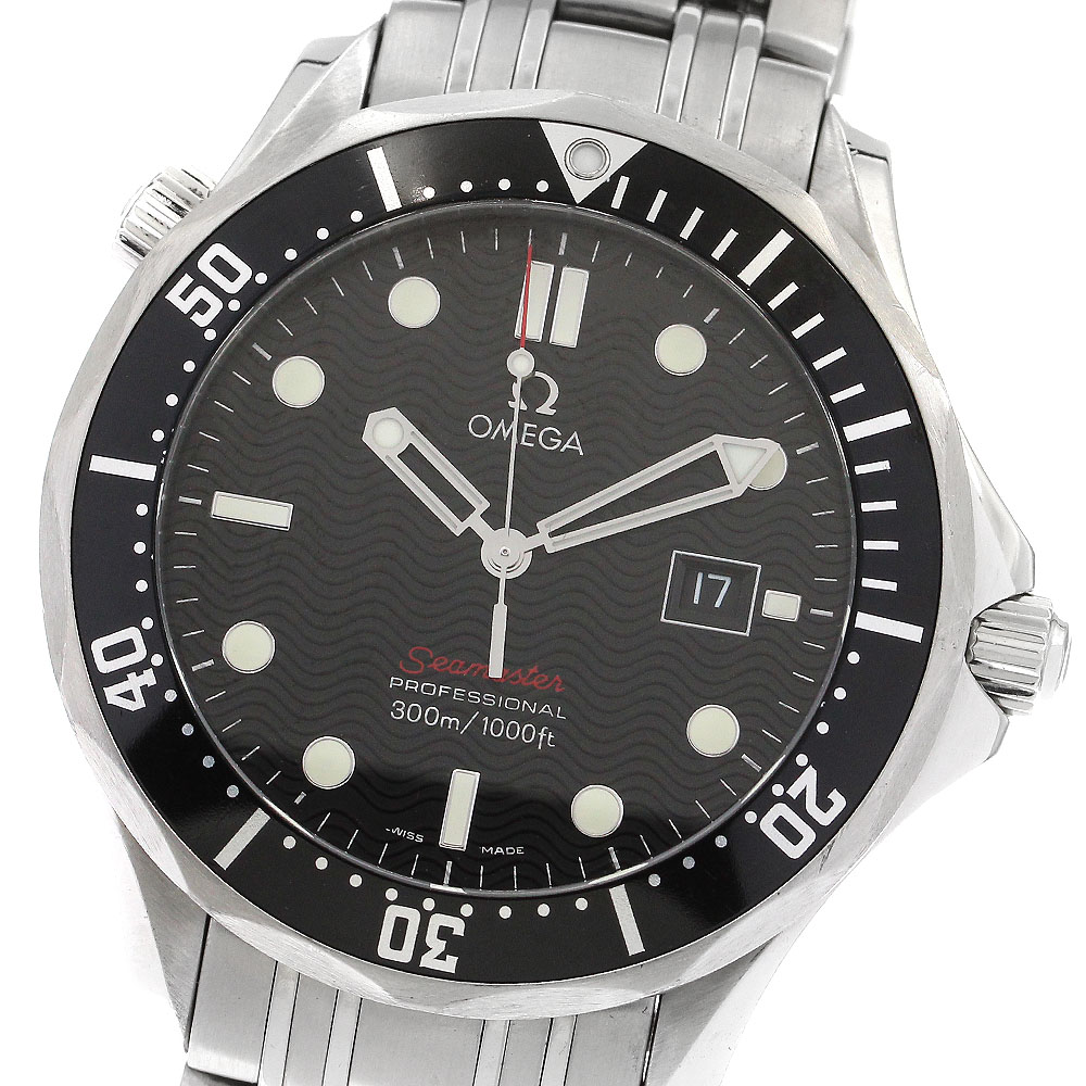 オメガ OMEGA 212.30.41.61.01.001 シーマスター300 デイト クォーツ メンズ _895496【中古】