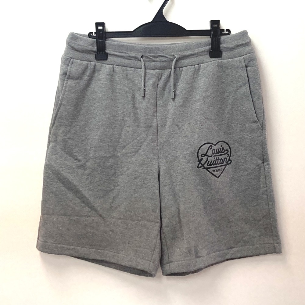ショートパンツ ハーフパンツ ハート ロゴ NIGOコラボ アパレル ボトムス コットン グレー