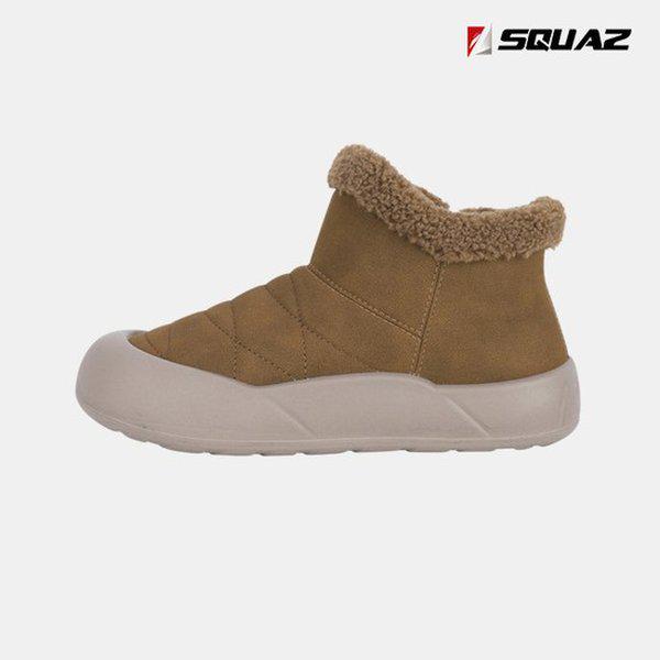 女性冬の毛皮の裏地ブーツ 背の高いステッチアンクルブーツ SQS438