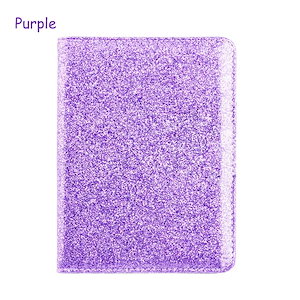 女性用パスポートカバー,小さなトラベルケース,パーソナライズされたハンドバッグ,高級ファッション Purple