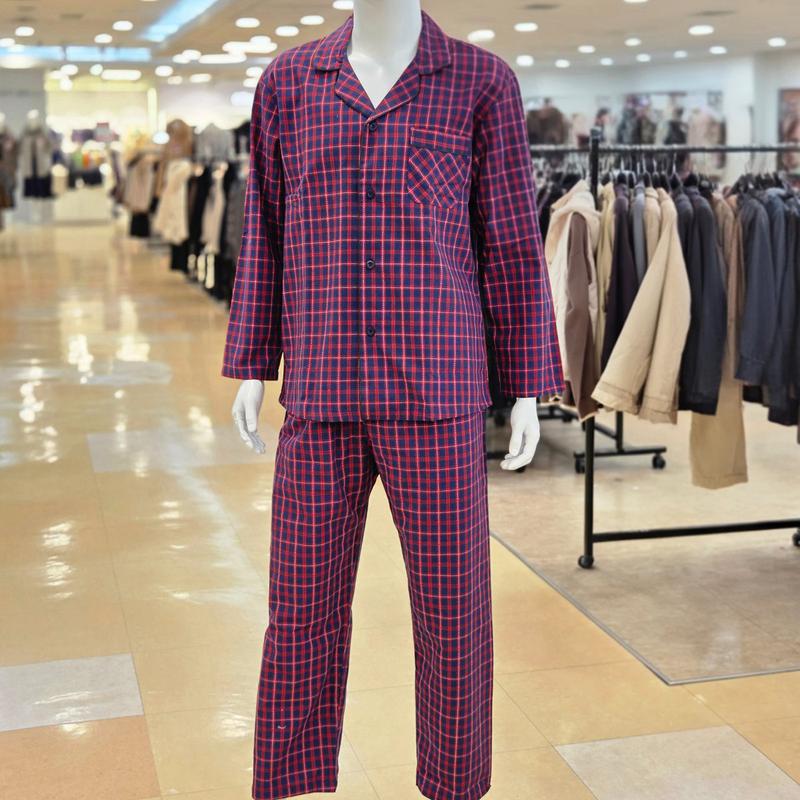 メンズコットンパジャマセット PJ156ZM