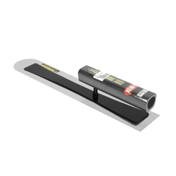 金長 超細巾ステン先丸鏝 0．3 390MM 大工道具 左官鏝 土間鏝 先丸鏝