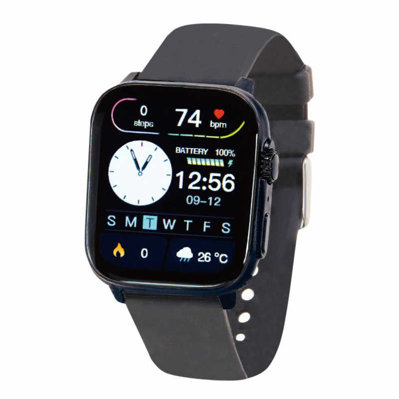 ファミリーライフ　ファミラ 通話・SOS機能付き大画面スマートウォッチ ACアダプター付き　a31230