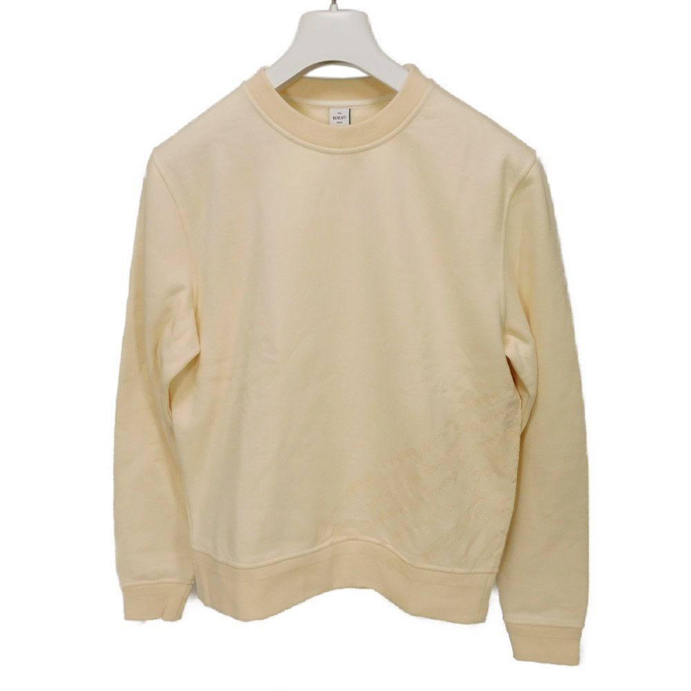 【中古】 スウェット 新ロゴ S 刺繡 トレーナー 裏起毛 スクリット クルーネック カリグラフィ R24JRL77JBAP