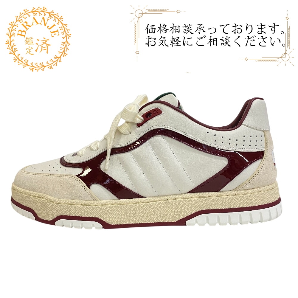 818001 AADKA 9570 ウェブライン リウェブ 本革 スニーカー ホワイト 26.5 ブランド