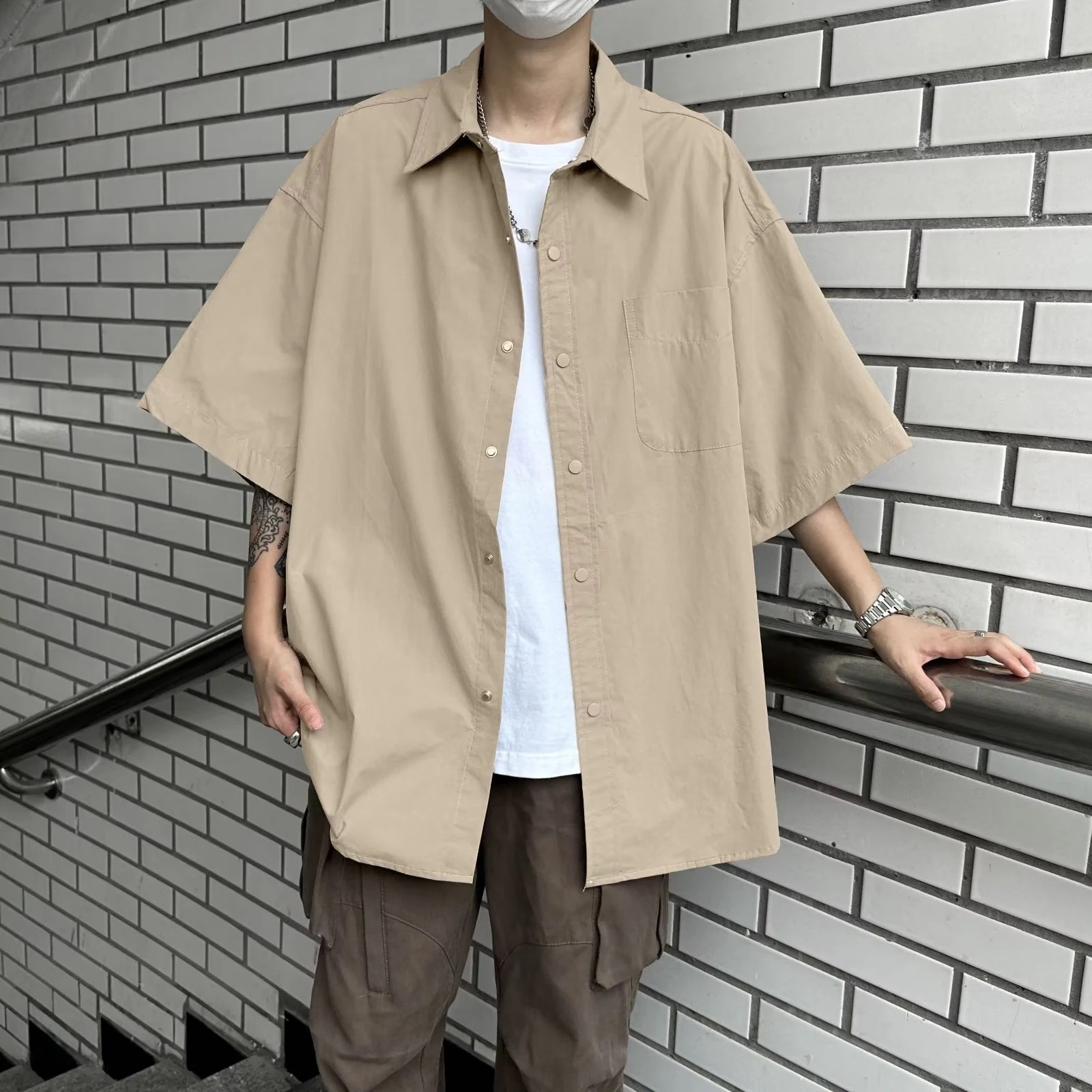 【超お得1つ買うと10個もらえる】メガ割メンズファッション シャツ 日本製シャツ メンズ 夏 半袖シャツ カジュアルジャケット メンズ