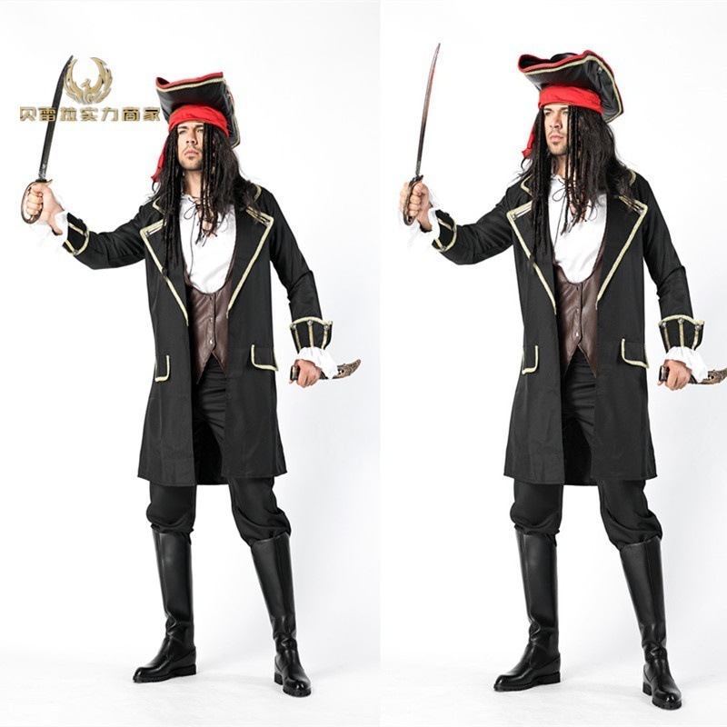 男性用ハロウィンコスチューム海賊コスチュームハロウィン男性ゲームコスチューム