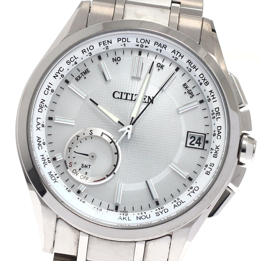 シチズン CITIZEN CC3010-51A/F150-T021581 アテッサ エコドライブ ソーラー電波 メンズ _945084【中古】