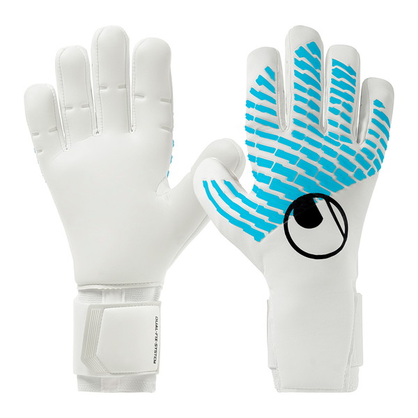 uhlsport ウールシュポルト サイバーテック アブソルートグリップ ハーフネガティブ フィット 1011378-01 キーパー手袋 サッカー