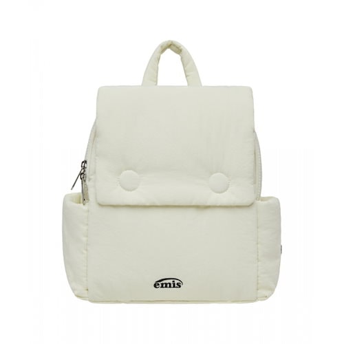 [EMIS] シアリングバックパック BEIGE / 韓国発 Qoo10 EMIS EMIS シアリングバックパック リュッ