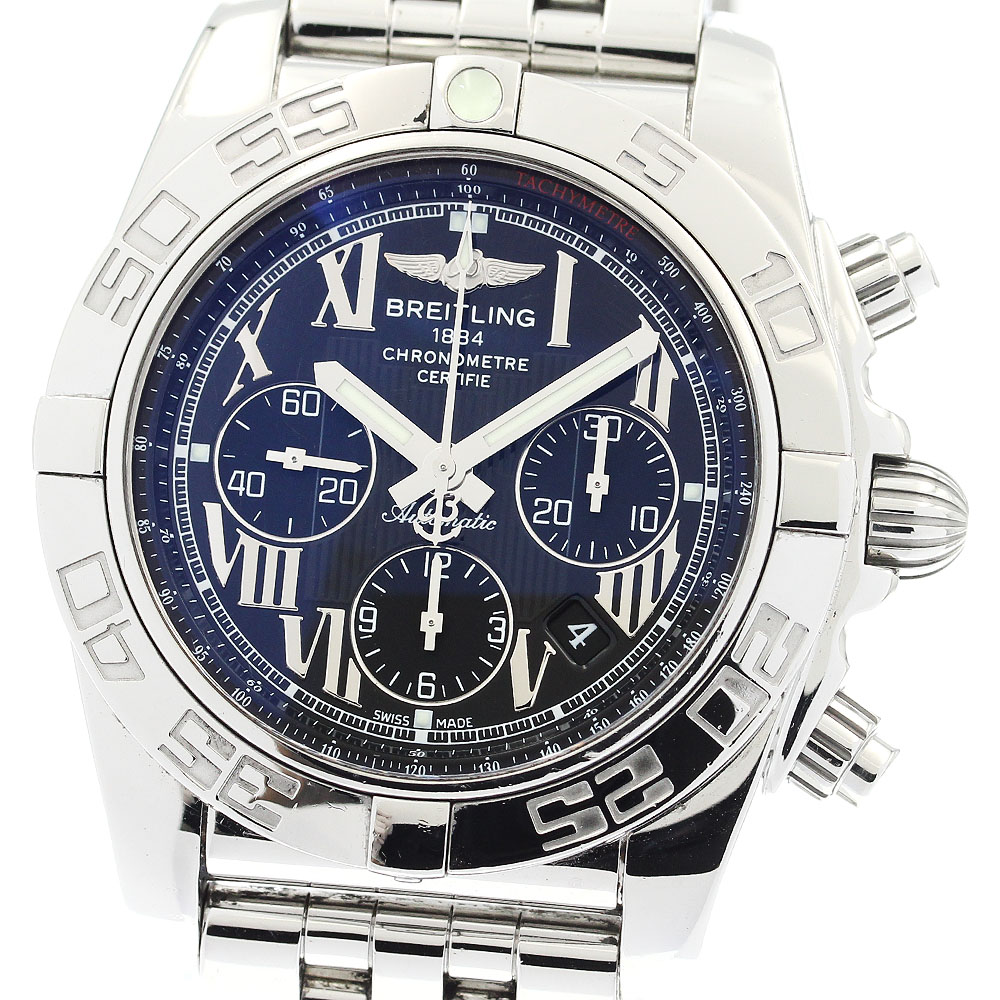 ブライトリング BREITLING AB0110 クロノマット 44 デイト 自動巻き メンズ _896150【中古】
