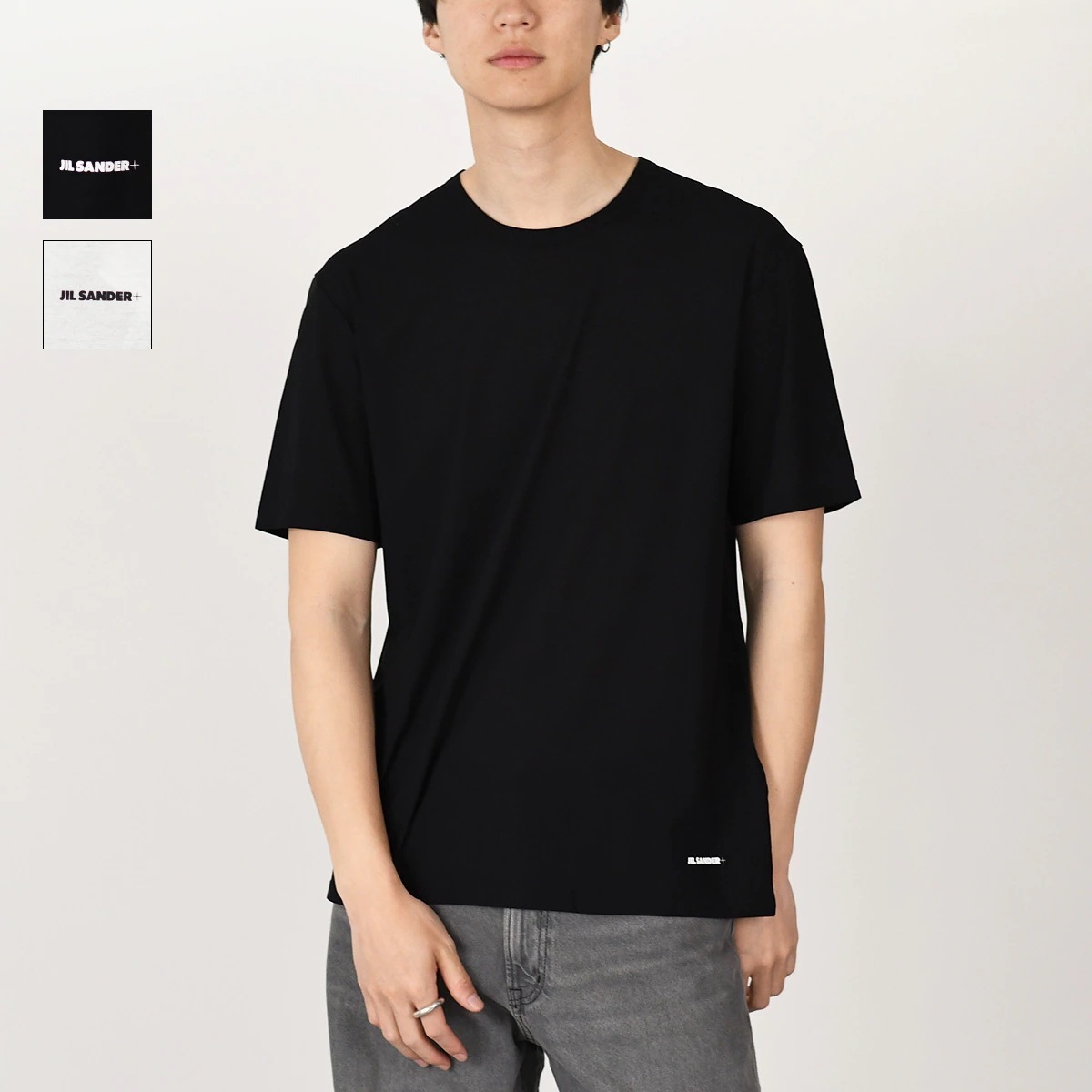 Tシャツ トップス カットソー クルーネックTシャツ J47GC0158 J45031 メンズ ブラック ホワイト 春 夏