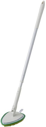 他サイト： 山崎産業 お風呂掃除 バス床 ブラシ 伸縮 ユニットバスボンくん グリーン 156672の商品画像