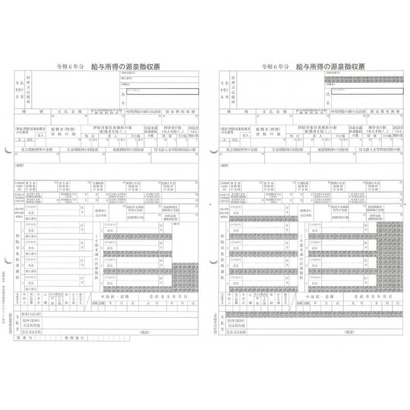 弥生　令和6年分 ページプリンタ用源泉徴収票(200人用)　202503