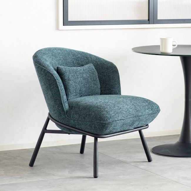 パーソナルチェア 椅子 リラックスチェア クッション付（1394）