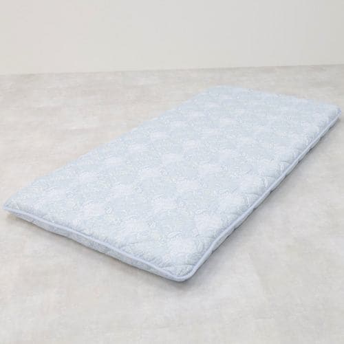[シングル]四国繊維販売 ふとんファクトリー 合繊三層敷き布団 除湿シート付 100×210cm 厚み9cm ブルー