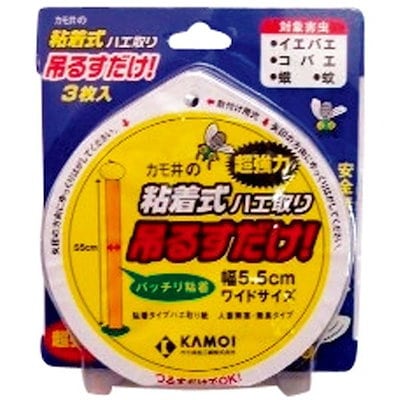 他サイト： カモ井 粘着式ハエ取り 吊るすだけの商品画像