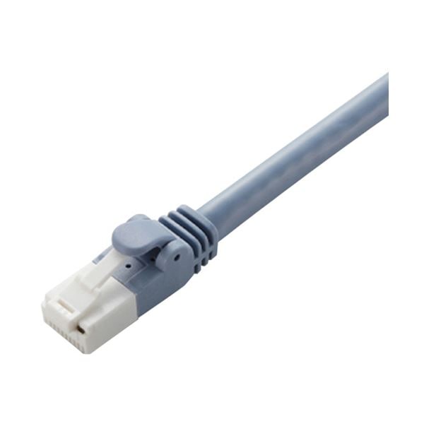 (まとめ）エレコムツメ折れ防止LANケーブル（Cat6A対応） ブルー 15.0m RoHS指令準拠（10物質） LD-GPAT/BU1501本(×10セット)LANケーブル