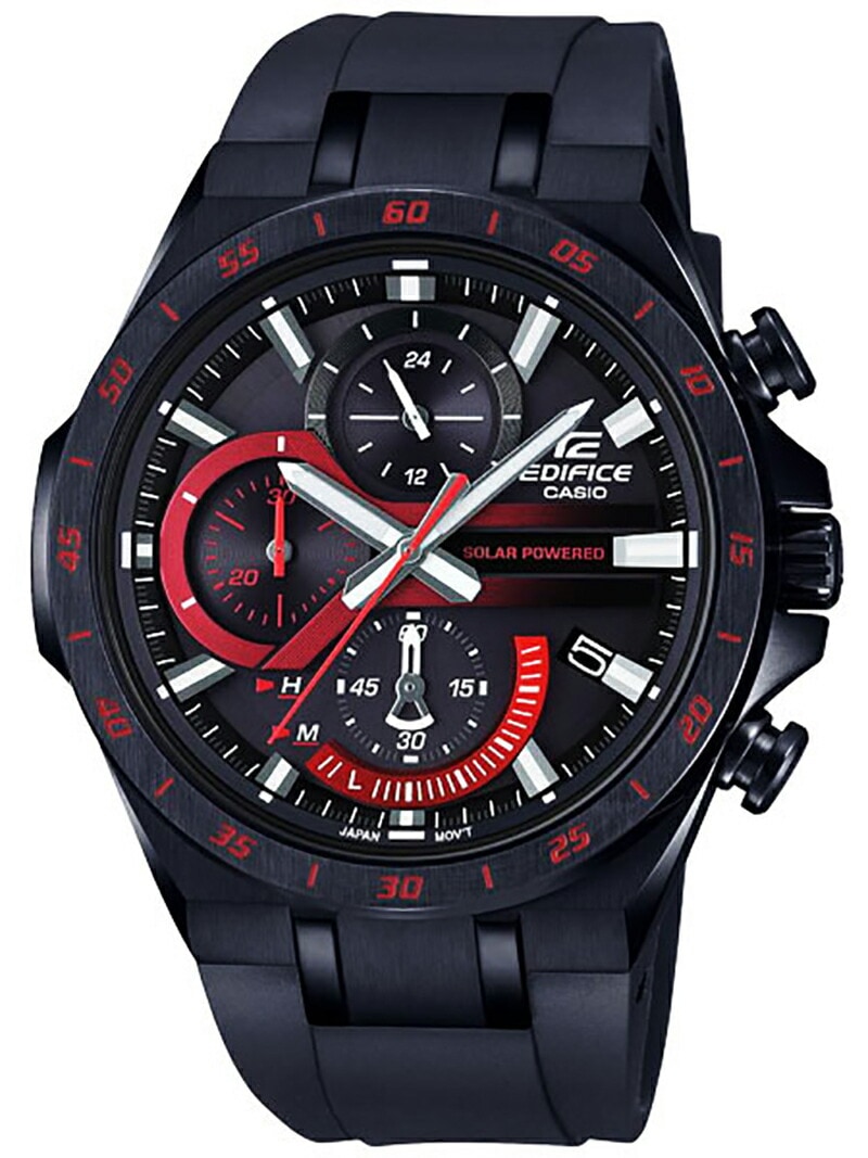 [10年保証] CASIO EQS-920PB-1A エディフィス EDIFICE ソーラー クロノグラフ [逆輸入モデル]