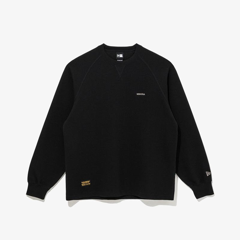 オリジネーターズ ワッフル 長袖 Tシャツ ブラック 14741974