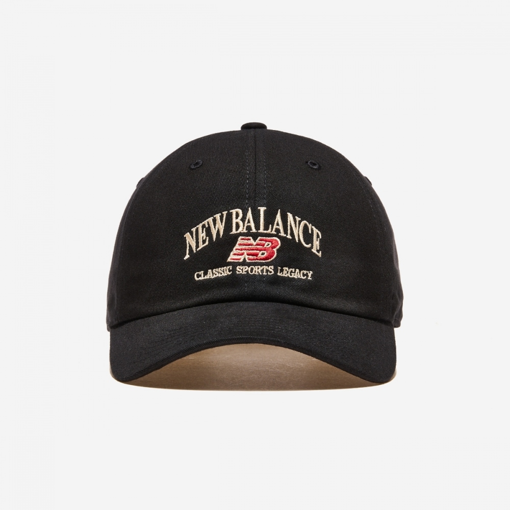 ニューバランス ヘリテージ グラフィック アーチ キャップ NBGDFB1111-(19)ブラック